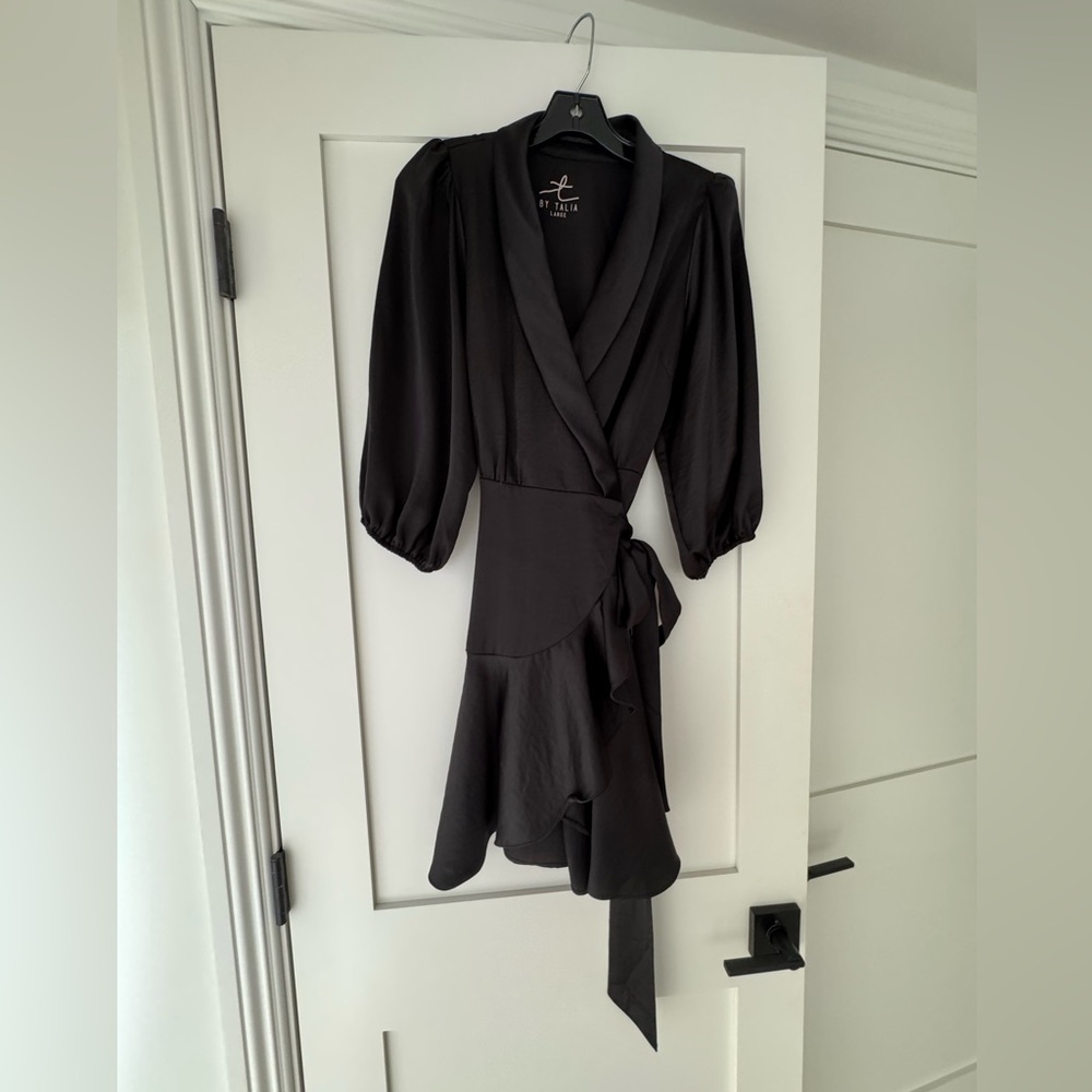 Little black wrap dress